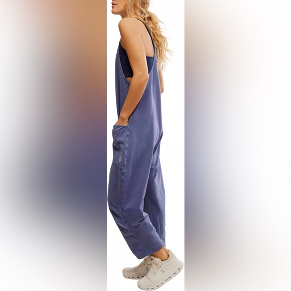 NWOT Free People FP Movement Hot Shot Onesie in Indigo Blue - Picture 4 of 13